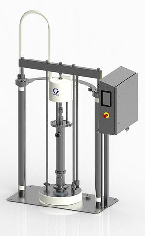 Graco | SDU.A02AAA3AA0C21 SaniForce Ram Unit, Stainless Steel Frame, 5:1 PP, Inflatable Seal, Electronic Controls