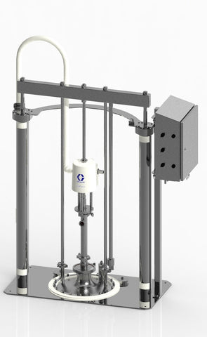 Graco | SDU.A04BBC2AA0C21 SaniForce Ram Unit, Stainless Steel Frame, 6:1 PP, Static Wiper, Enclosed Pneumatic Controls