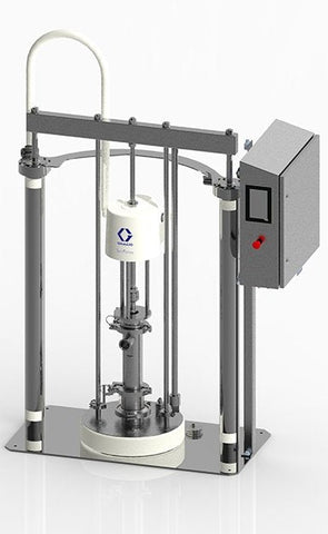 Graco | SDU.A05AAA3AA0C21 SaniForce Ram Unit, Stainless Steel Frame, 12:1 PP, Inflatable Seal, Electronic Controls