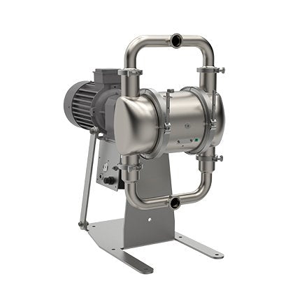 Graco | SE2B.0470 SaniForce 2150 HS 2 in. (51 mm) SS Electric Pump; 5.0 Hp C1D1 Motor, No CMPSR, Center Port Tri-Clamp, SS Center, SS Seat, PT Ball, PS Diaphragm