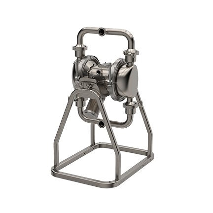 Graco | SP15.0126 SaniForce 1590, 1.5" PH SST Pneumatic Diaphragm Pump, SS Center, SS Seats, PT Balls, PS Diaphragms