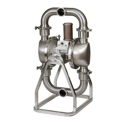 Graco | SP3B.0012 SaniForce 3250, 3" HS SST Pneumatic Diaphragm Pump, Poly Center, SS Seats, PT Balls, PS Diaphragms