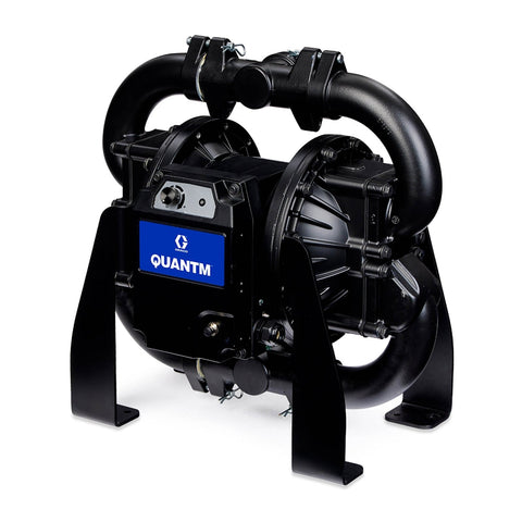 Graco | TE120-0295 QUANTM i120LP, 2" BSPT, Aluminum Electric Diaphragm Pump, 200-240 V, AL Center, FB Seat, Flap Valve, BN Diaphragm