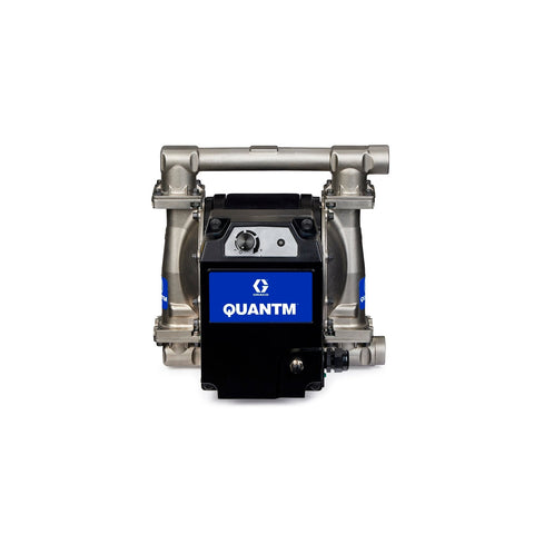 Graco | TE30-0075 QUANTM i30, 1"NPT, Stainless Steel Electric Diaphragm Pump, 120 VAC 1Ph, AL Center, SS Seat, SS Ball, SP Diaphragm