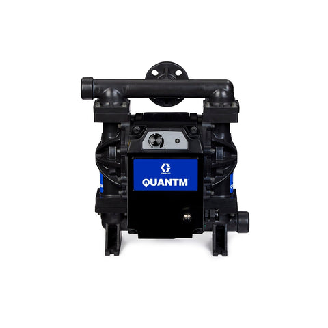 Graco | TE30-0118 QUANTM i30, 1"Flange, PVDF (Kynar) Electric Diaphragm Pump, 120 VAC 1Ph, AL Center, PV Seat, PT Ball, PS Diaphragm