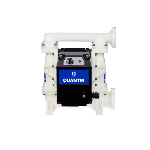 Graco | TE30-0292 QUANTM i30, 1"Flange, Polypropylene Electric Diaphragm Pump, 240 VAC 1Ph, AL Center, PP Seat, TP Ball, TP Diaphragm