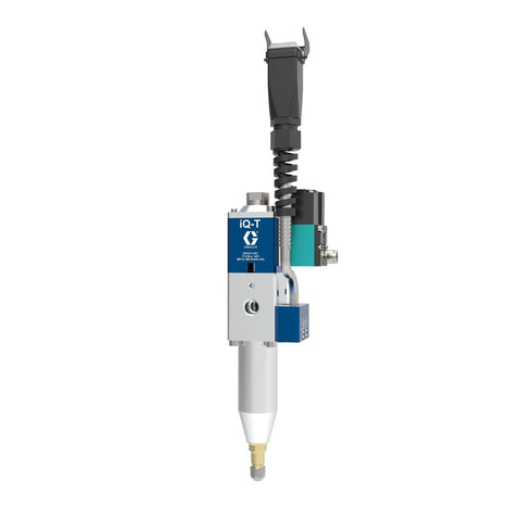 Graco | V25CT060BB iQ Dispense Valve, Tip Seal, Heated, 0.6mm Tip, 060mm Nozzle, Direct Mount Solenoid