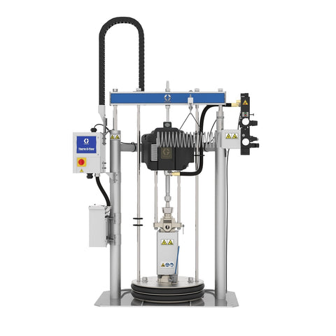 Graco | WMC42G4 36:1 TOFw Check-Mate MaxLife, Heated, 55 Gal (200L) D200, 16 Gal (60L) Platen, Aluminum Platen, EPDM, 480V, No ADM