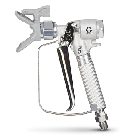 Graco | XTR524 XTR5+ Airless Spray Gun, Round Handle, 4-Finger Trigger, XHD RAC Tip