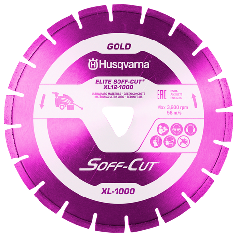 Husqvarna ELITE SOFF-CUT XL-1000 | XL6.5-1000 Blade w/Skid