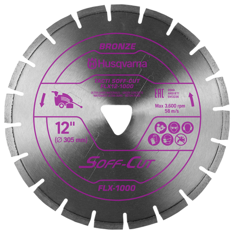 Husqvarna TACTI SOFF-CUT FLX-1000 | FLX6.5-1000 Blade w/Skid