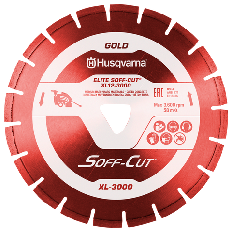 Husqvarna ELITE SOFF-CUT XL-3000 | XL6.5-3000 Blade w/Skid