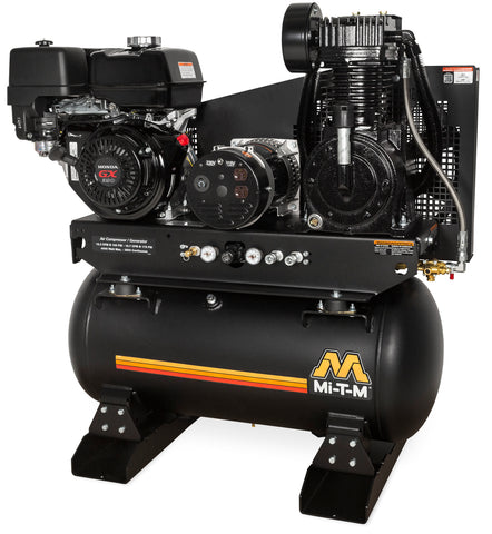 MI-T-M AG2-SH13-30M 30-Gallon Two Stage Gasoline Combination