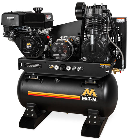 MI-T-M AG2-SM14-30M 30-Gallon Two Stage Gasoline Combination