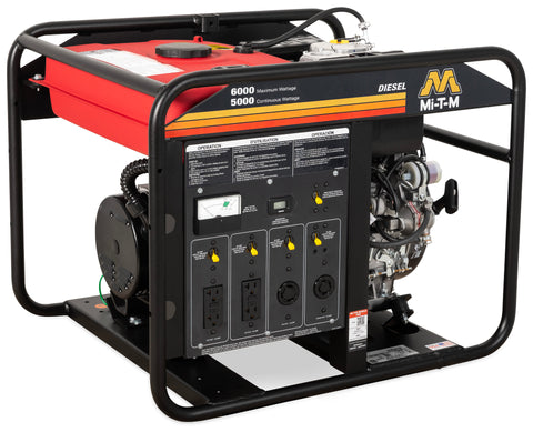 MI-T-M GEN-6000-1MKD 6000-Watt Diesel Generator