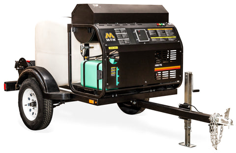 MI-T-M JPH-4004-0MGH-T Hot Water Pressure Washer Trailer