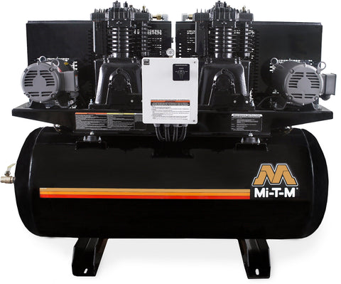 MI-T-M ACD Series 7.5 HP Duplex Horizontal - 120-Gallon ACD-23375-120H