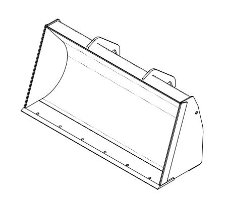 Skyjack : Bucket .50CU Yard x 66in Part No. 9-206125