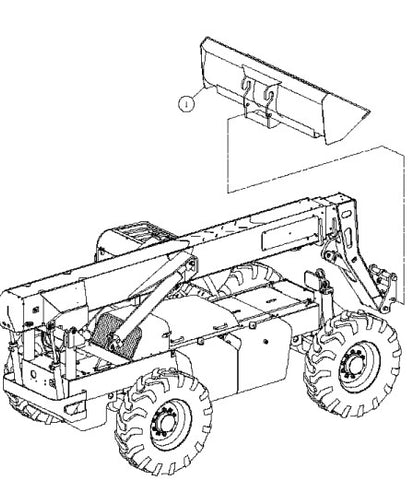 Skyjack : 1.75 CU Yard Bucket Group Part No. 9-927450
