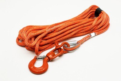 Terex : ROPE ASSY 3/8 X65\'SWIVEL SAFETY HOOK ORG Part No. 404068TU