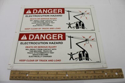 Terex : SHEET DECAL Part No. 420153TU