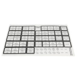 Terex : DECAL SHEET OUTRIGGER CTRLS Part No. 443807TU