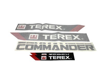 Terex : LOGO KIT (S/L) COMMANDER Part No. 444443TU