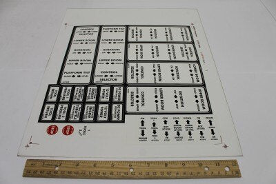 Terex : DECAL SHEET INSTALL Part No. 446865TU