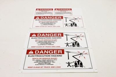 Terex : KIT, DANGER DECALS Part No. 446995TU