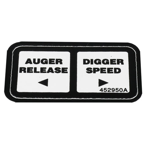 Terex : DECAL - SHIFT/REL Part No. 452950TU