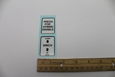 Terex : DECAL UCV WINCH Part No. 457442TU