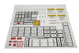 Terex : DECAL SHEET HR37-55 XT SC 5TC TL41M Part No. 457460TU