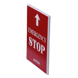 Terex : DECAL  UCV  EMG STOP  ENGRAVED Part No. 466230TU