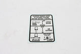 Terex : DECAL SINGLE STICK 4 FUNCTION Part No. 484457TU
