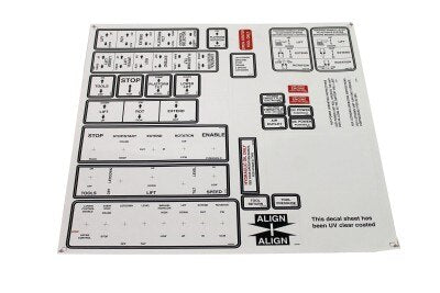 Terex : DECAL SHEET T292 TL Part No. 487218TU