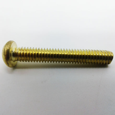 Terex : 5/16-18NC X 2 FHMS BRASS Part No. 55930TU