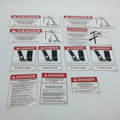 Terex : DECAL KIT Part No. 61879TU
