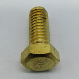 Terex : 3/8-16NC X 7/8 HHCS BRASS Part No. 63525TU