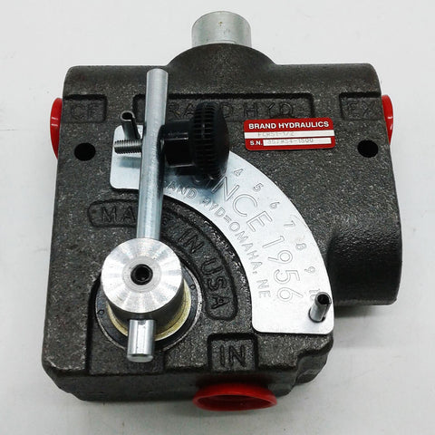 Terex : FLOW DIVIDER .5  0-16GPM Part No. 64745TU