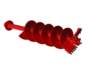 Terex : AUG,18,TXCS,104-48,2.62HEX,.31FL BOLT-ON (S/L) Part No. 65355775TU