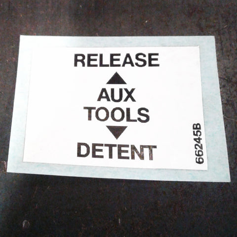 Terex : DECAL - ATO D/L Part No. 66245TU