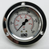 Terex : (BOM)GAUGE PRESSURE (RB499600) 5000 PSI GLYCERIN Part No. 70522TU
