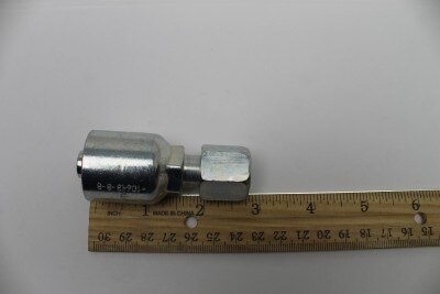 Terex : HOSE END 08 FEMALE JIC 37DEG SWIVEL STRAIGHT Part No. 72451TU