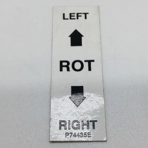 Terex : DECAL - ROT Part No. 74435TU