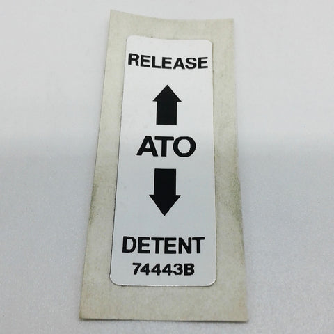 Terex : DECAL - INSTRUCTIONAL Part No. 74443TU