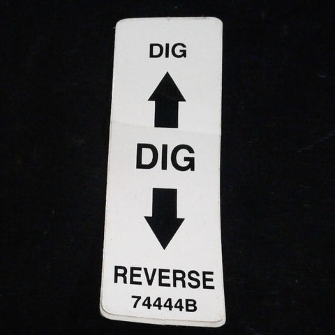 Terex : DECAL - INSTRUCTIONAL Part No. 74444TU