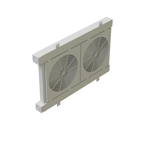 Terex : OIL COOLER THERMAL TRANSFER TWIN FAN Part No. 94648TU