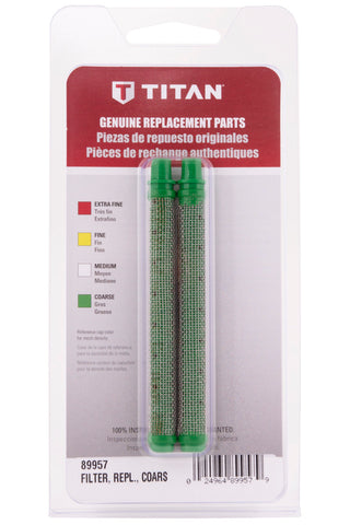 Titan 89957 FILTER, REPL., COARSE PKGD.