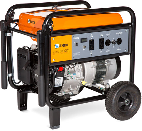 Wanco | WGC5300, 5300 Watt Portable Gas Generator, Kohler Engine