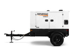 Generac | MDG25IF4-STD3, Trailer Mounted Mobile 25kw Diesel Generator, w/ Isuzu engine